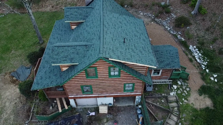 White Glove Roofing team performing a residential roofing installation in Lebanon, AL
