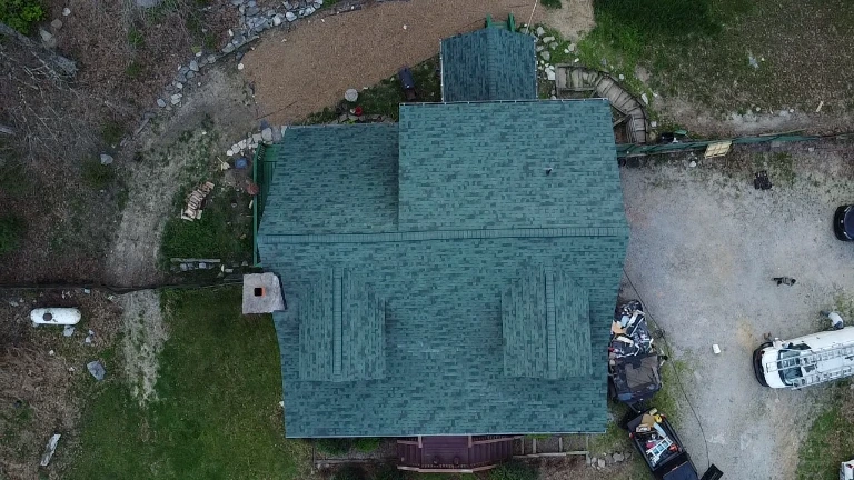 White Glove Roofing team performing a residential roofing installation in Hermitage, AL